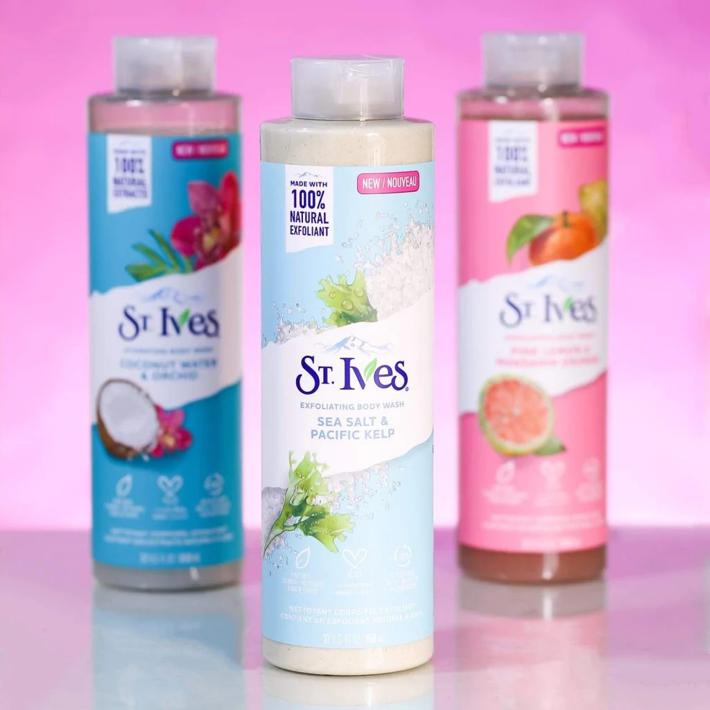 St ives body wash