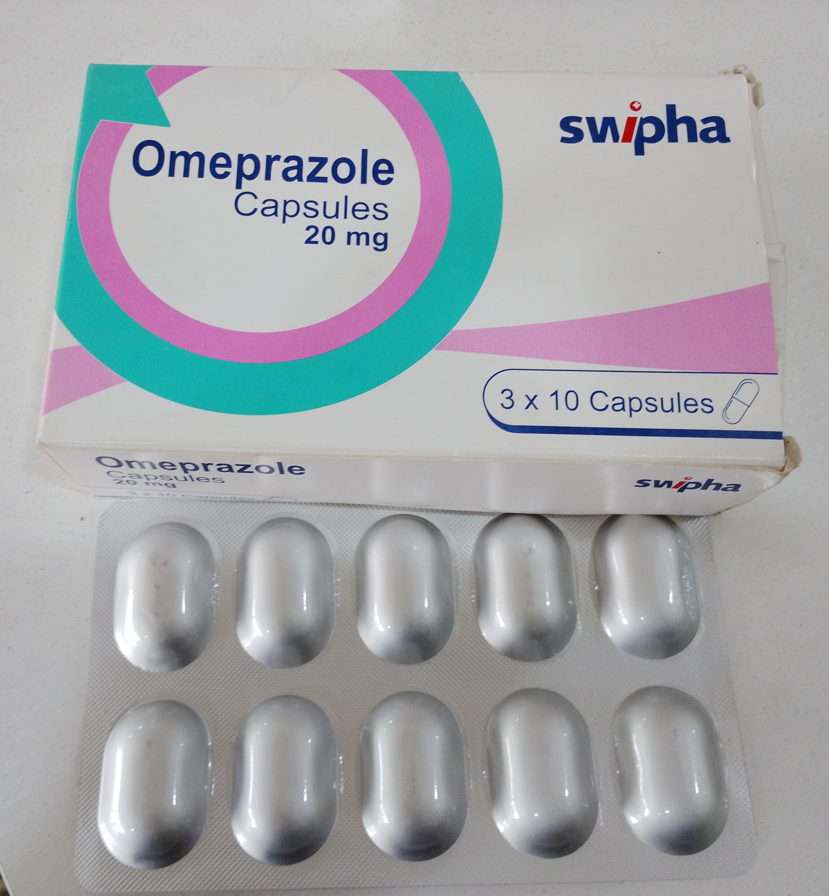 Omeprazole 20mg (Swipha) x30