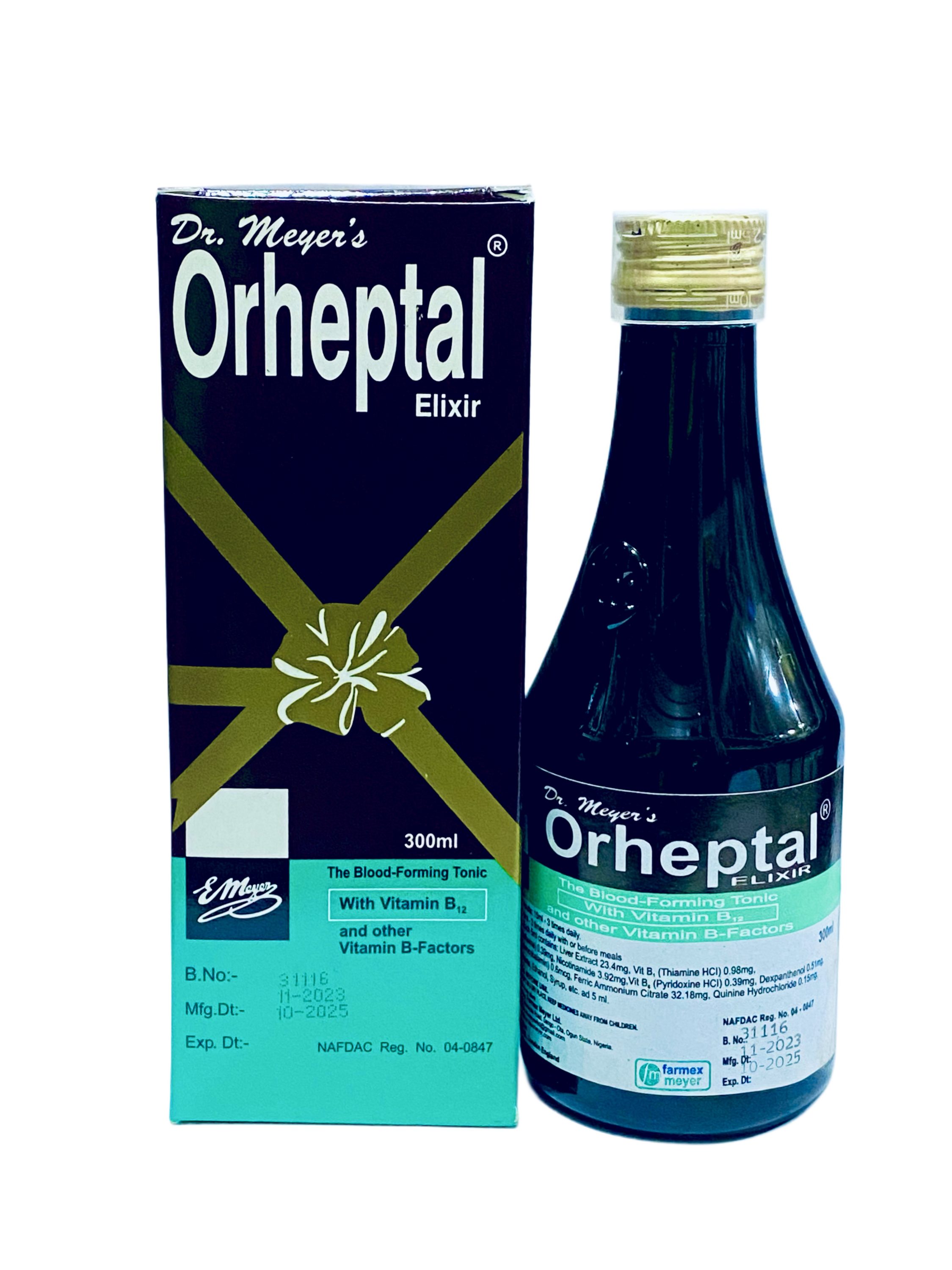 Orheptal Elixir 300ml (Dr. Meyer's)
