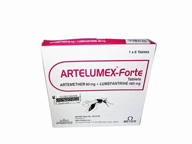 Artemeter 80mg + Lumefrantrine 480mg (Artelumex-Forte)