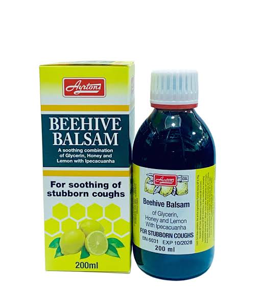 Arytons Beehive Balsam Cough Syrup 200ml (For soothing of stubborn coughs)