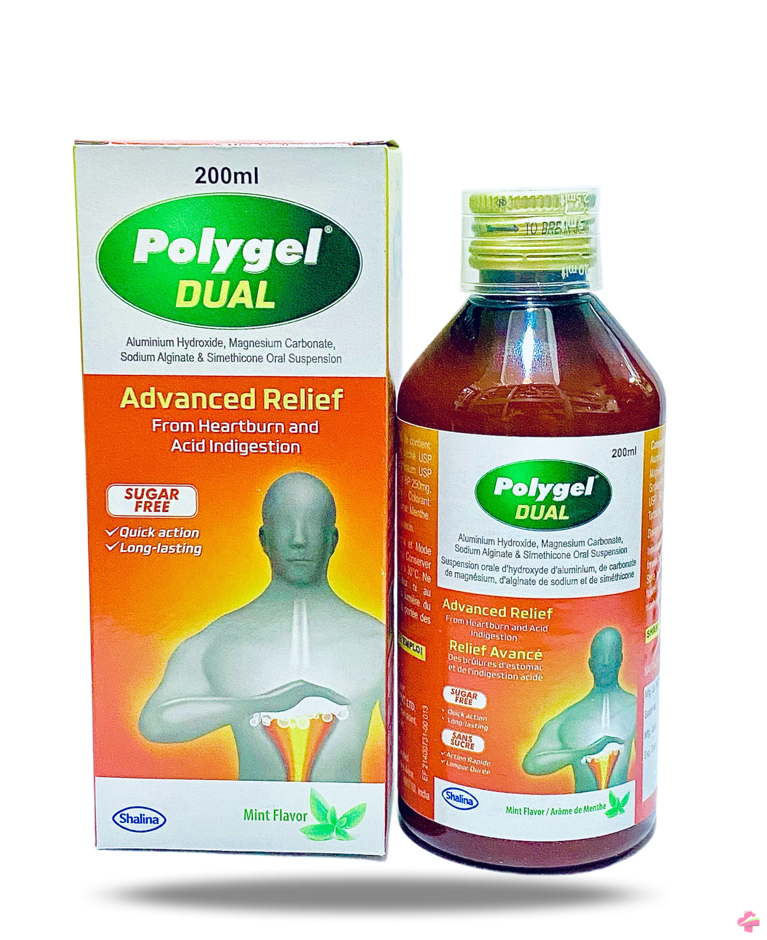 Susp. Polygel Dual Antacid 200ml