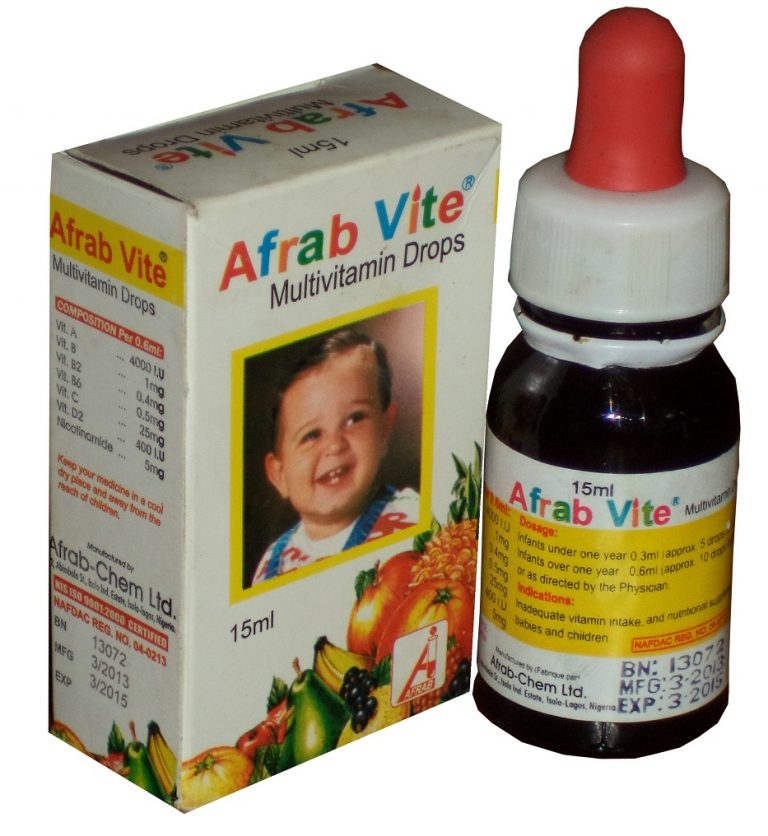 Afrab Vite Multivitamin Drops 15ml