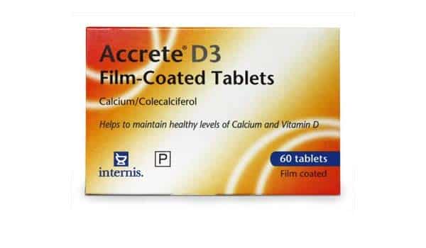 Accrete D3 600mg/400iu