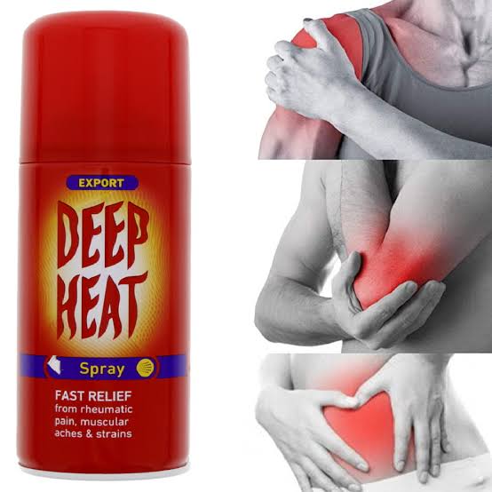 Deep heat spray