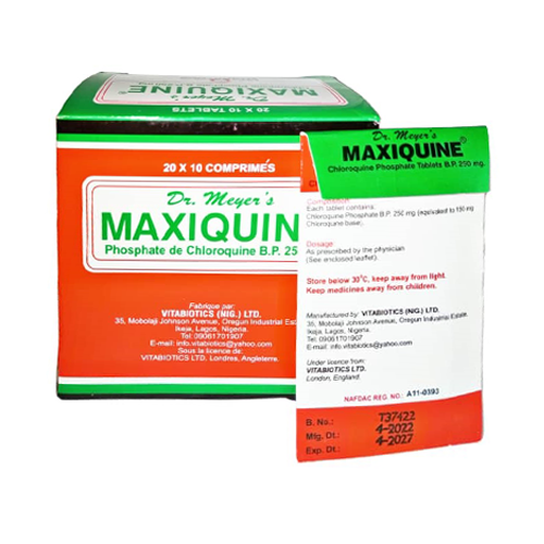 Maxiquine 250mg (Chloroquine Phosphate)