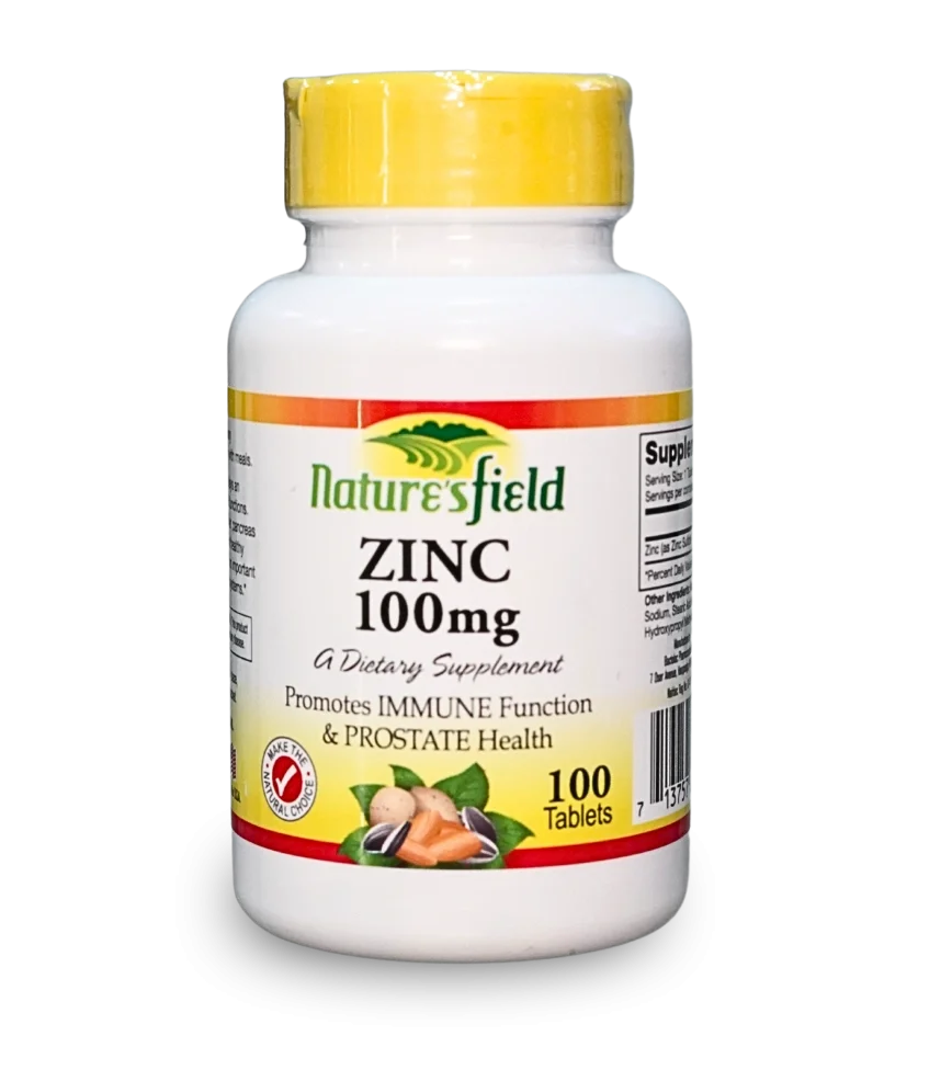 Zinc 100mg (Nature's Field) x100